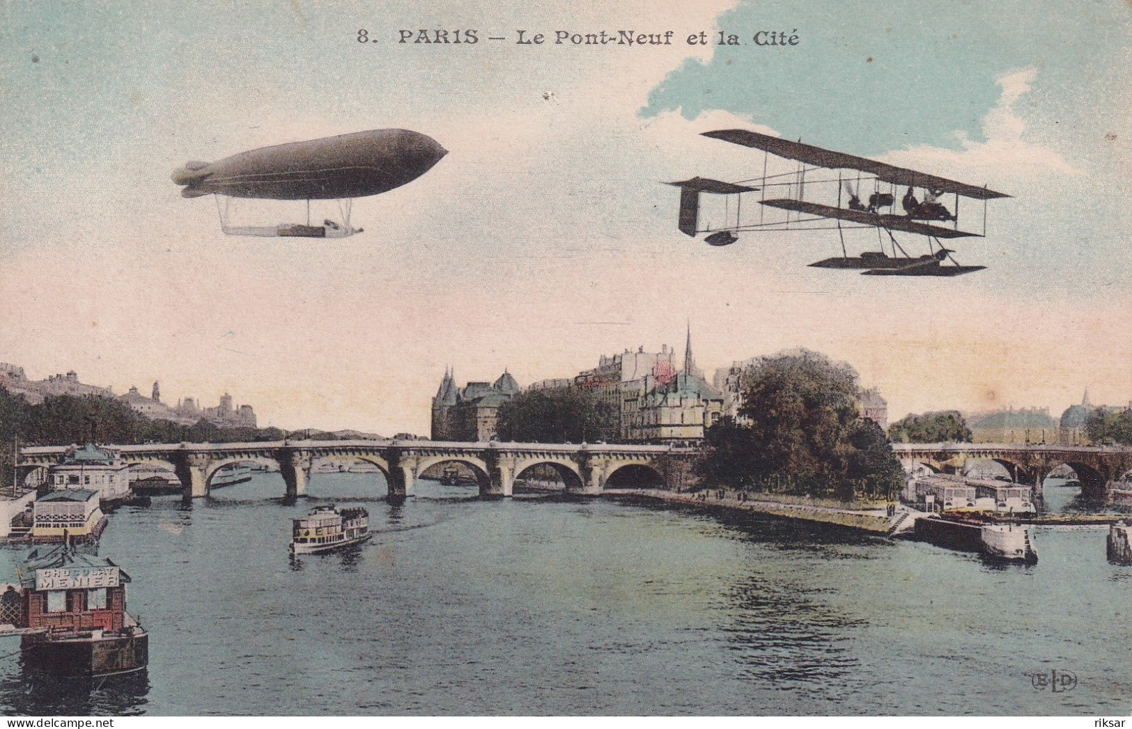 PARIS(1 Er ARRONDISSEMENT) AVIATION(DIRIGEABLE) - Distretto: 01