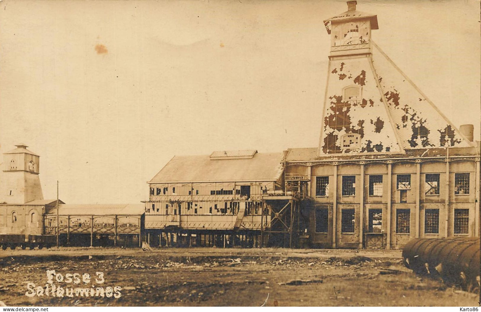 Sallaumines * Carte Photo * Mines , Fosse N°3 * Thème Mine - Sonstige & Ohne Zuordnung