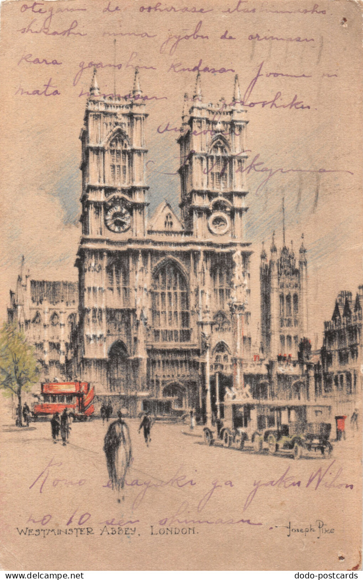 R335848 Westminster Abbey. London. Joseph Pike. New Color Crayon Process. Nation - Other & Unclassified