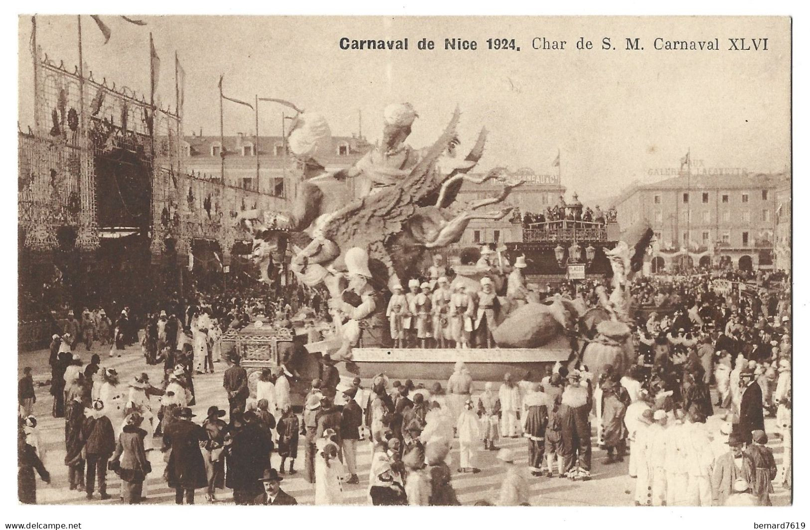 06  Nice - Carnaval De Nice 1924 -  Char De S. M  Carnaval XLVI - Karneval