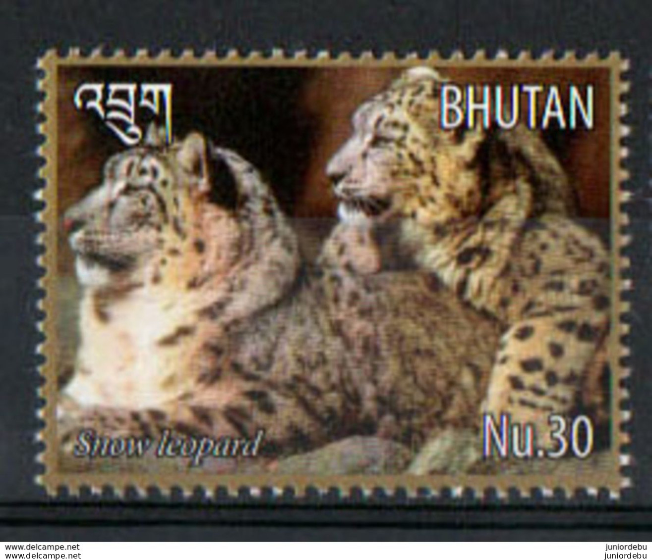 Bhutan  - 2015  - Snow Leopard  -  MNH. ( OL 23/02/2020) - Bhutan