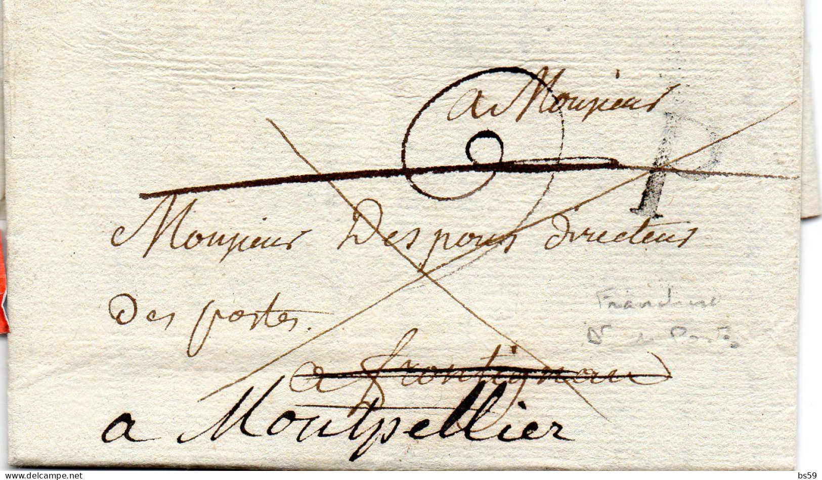 Paris - LAC (17/09/1773) En Franchise Dir Des Postes (texte S/ Liquidation D'offices) - 1701-1800: Voorlopers XVIII