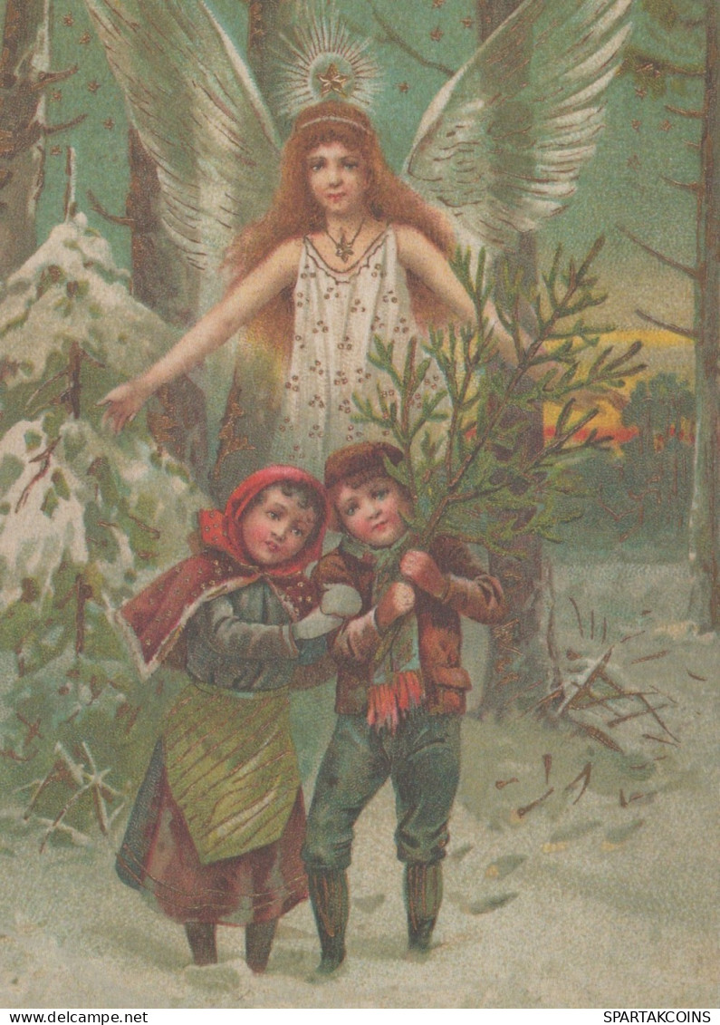 ANGEL CHRISTMAS Holidays Vintage Postcard CPSM #PAH131.A - Anges