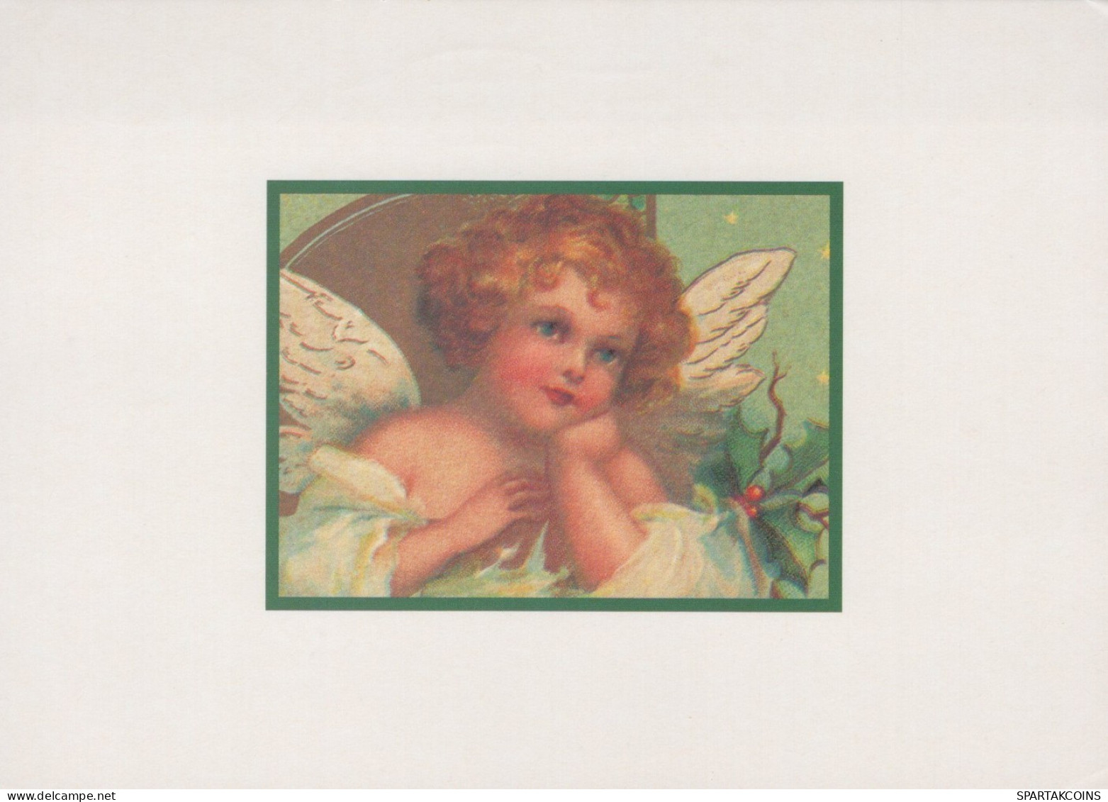 ANGELO Buon Anno Natale Vintage Cartolina CPSM #PAH086.A - Anges