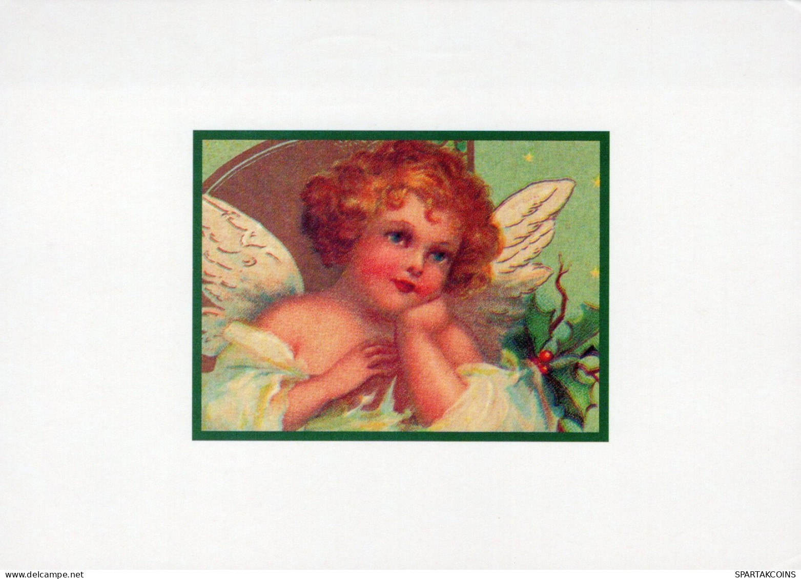 ANGELO Buon Anno Natale Vintage Cartolina CPSM #PAH086.A - Anges