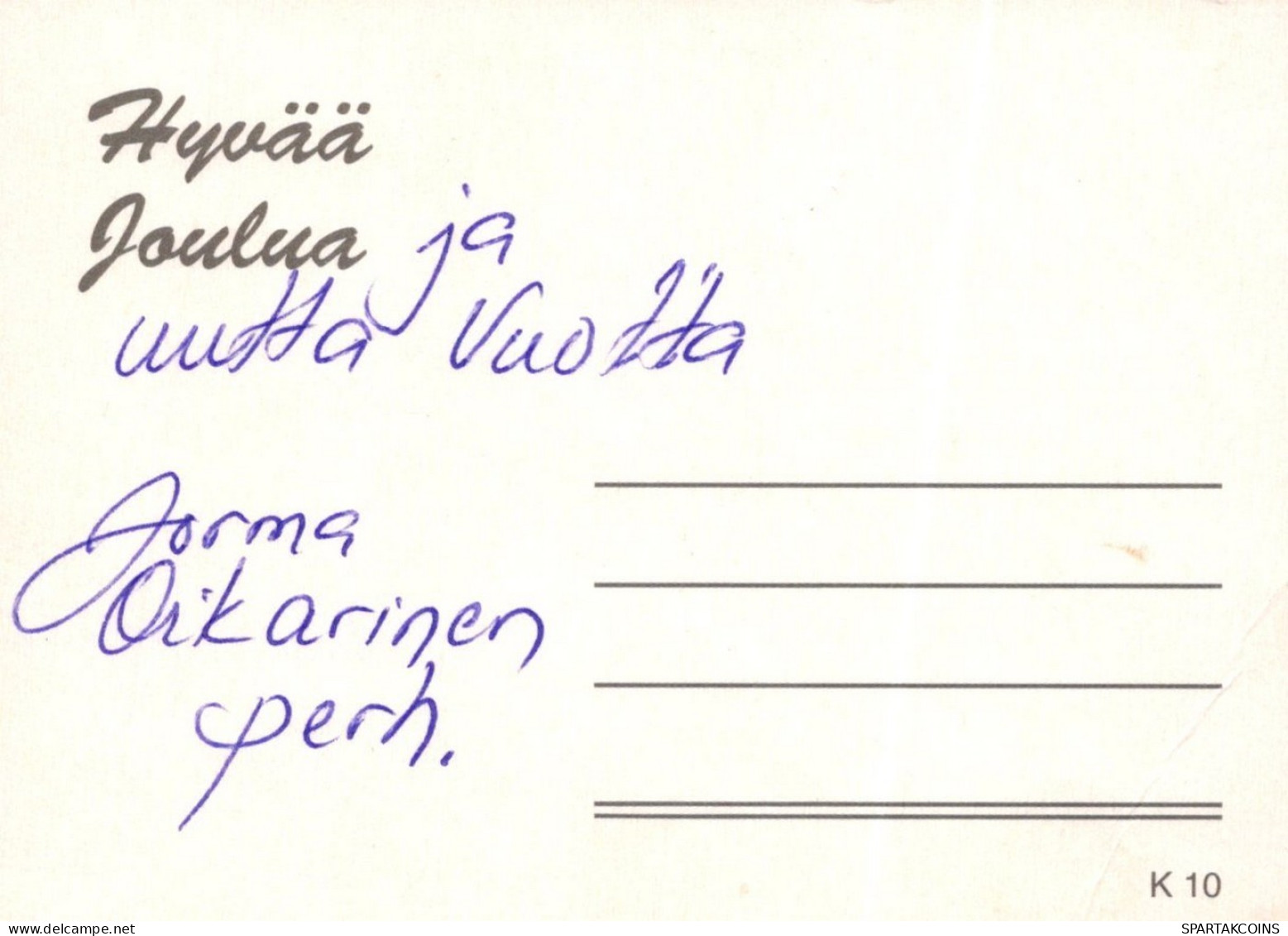 ANGE NOËL Vintage Carte Postale CPSMPF #PAG721.A - Engelen