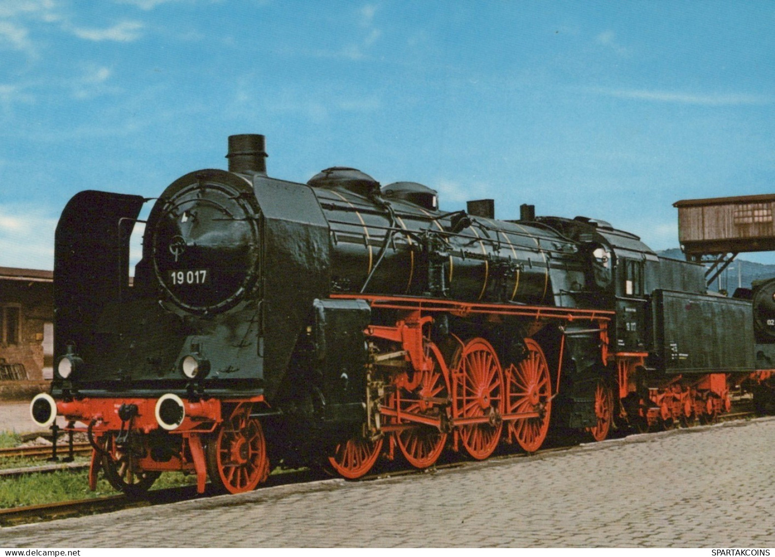 TREN TRANSPORTE Ferroviario Vintage Tarjeta Postal CPSM #PAA991.A - Trains