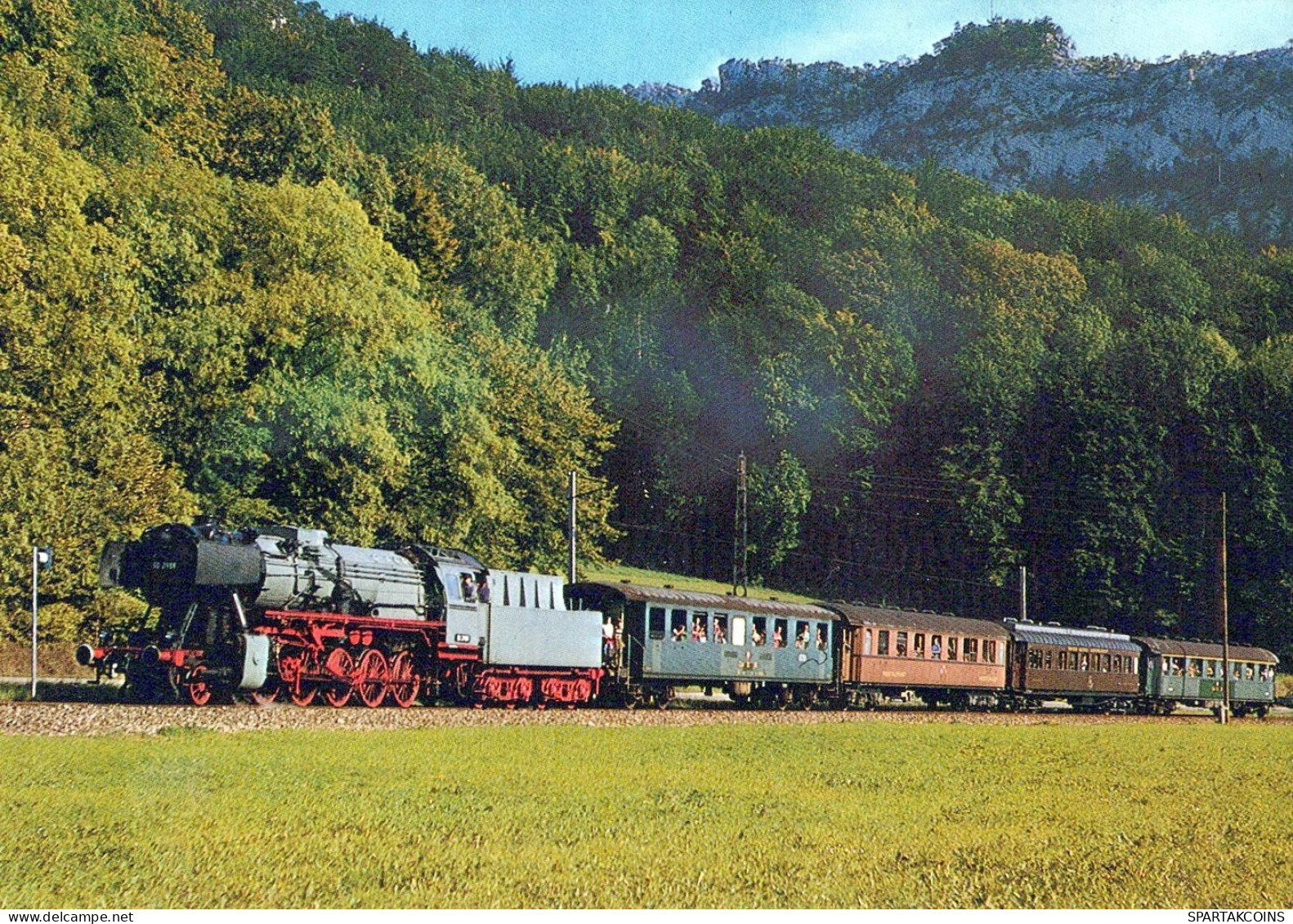 ZUG Schienenverkehr Eisenbahnen Vintage Ansichtskarte Postkarte CPSM #PAA827.A - Eisenbahnen