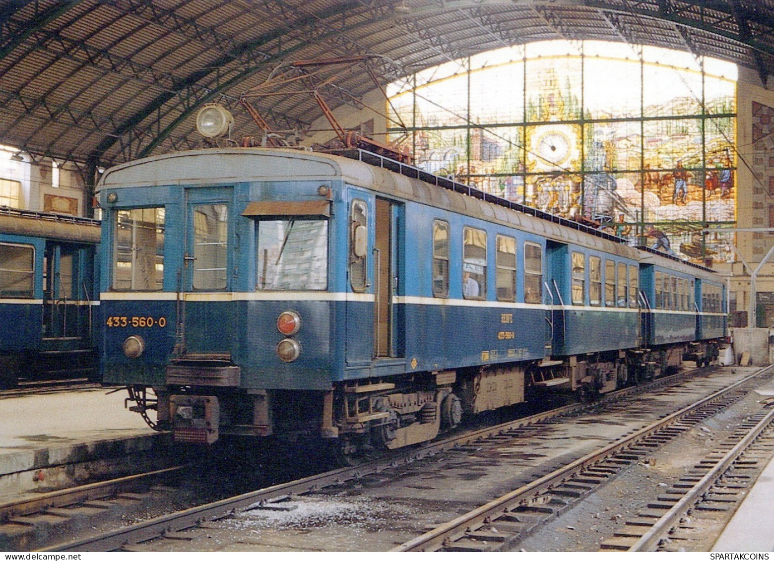 TREN TRANSPORTE Ferroviario Vintage Tarjeta Postal CPSM #PAA695.A - Eisenbahnen