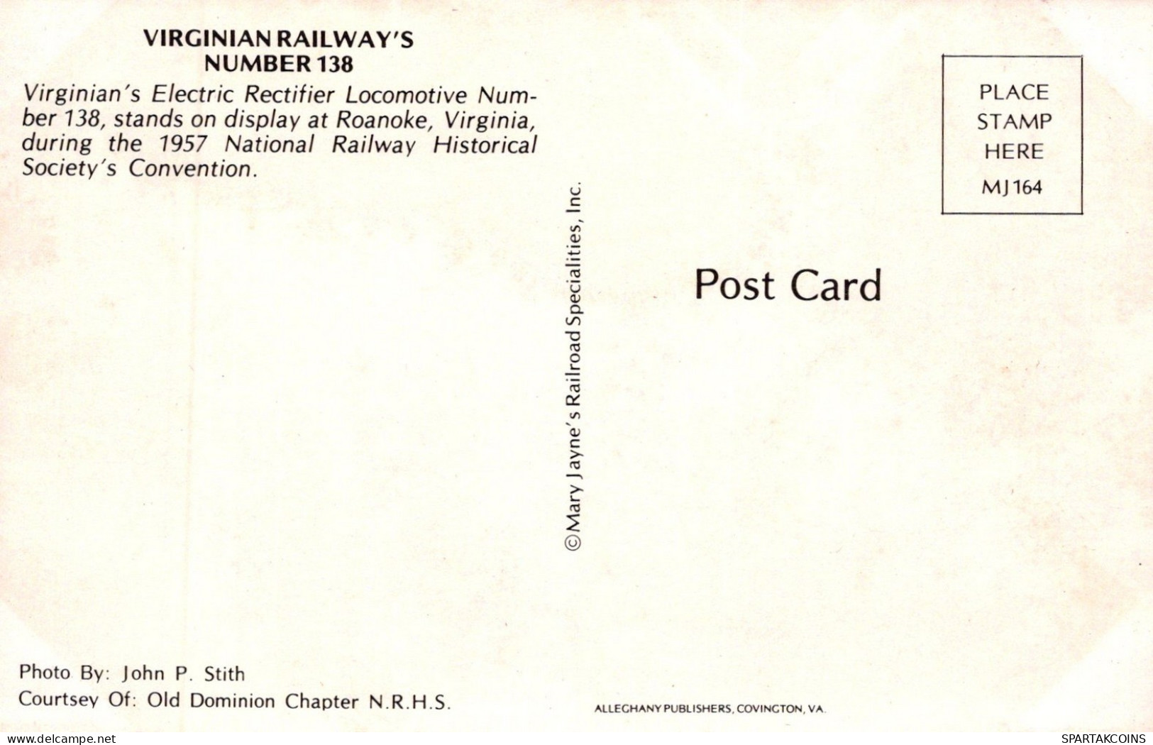 TREN TRANSPORTE Ferroviario Vintage Tarjeta Postal CPSMF #PAA628.A - Trains