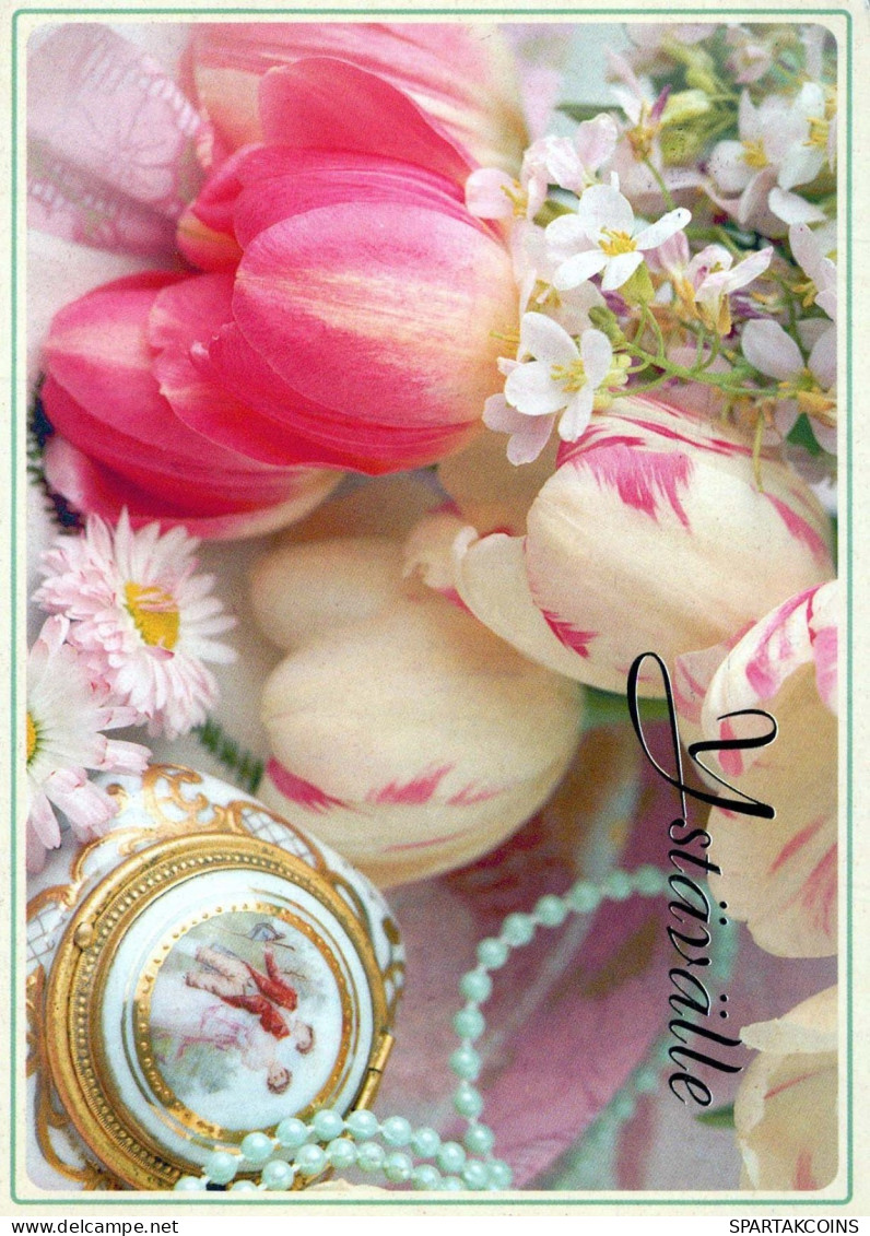 FLORES Vintage Tarjeta Postal CPSM #PBZ740.A - Blumen