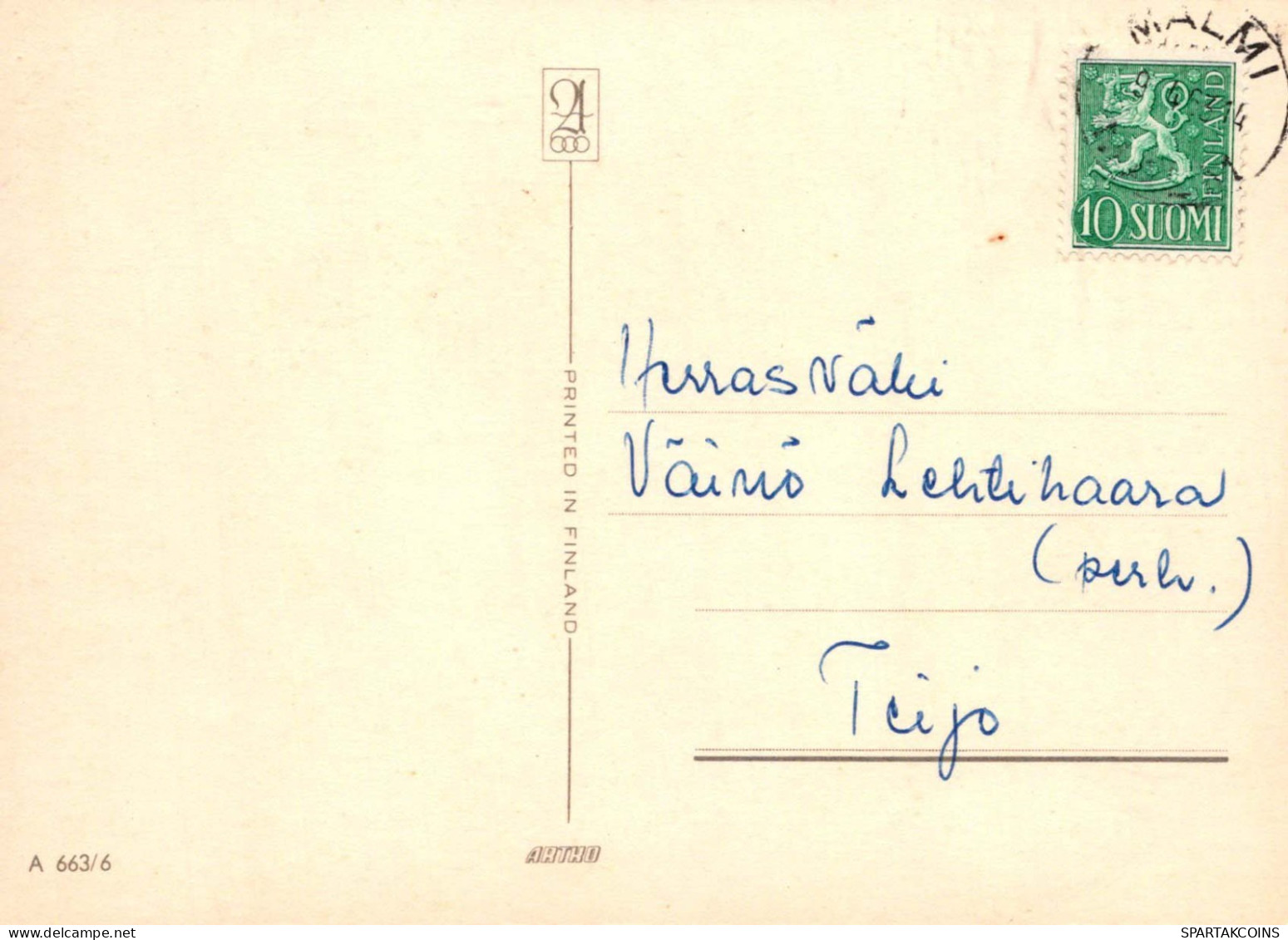PASCUA POLLO HUEVO Vintage Tarjeta Postal CPSM #PBP253.A - Ostern