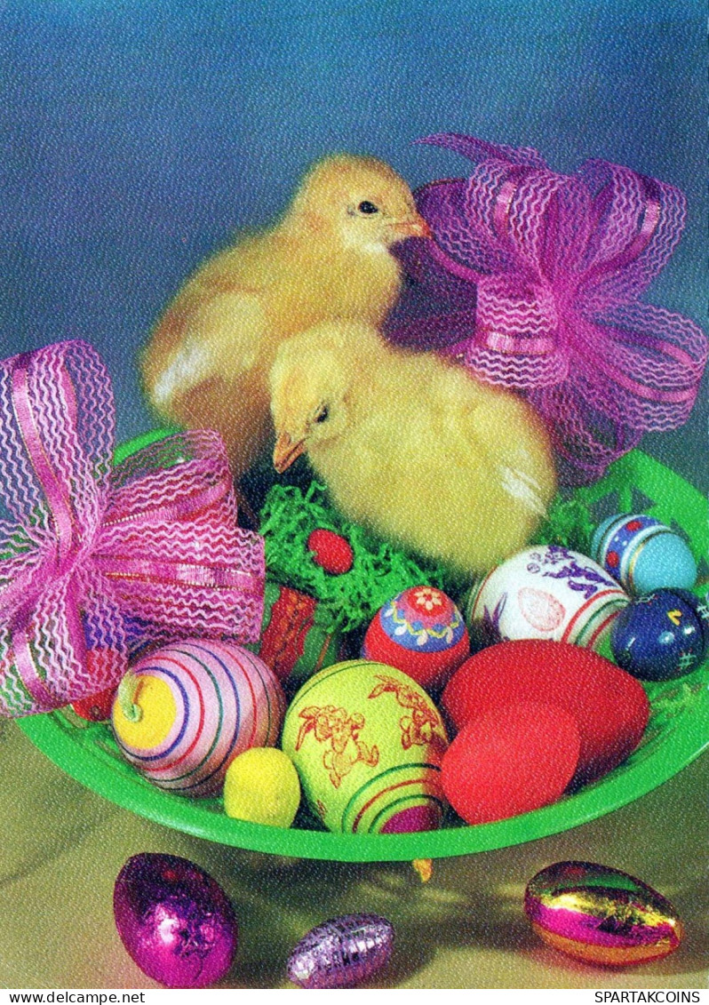 OSTERN HUHN EI Vintage Ansichtskarte Postkarte CPSM #PBP241.A - Ostern