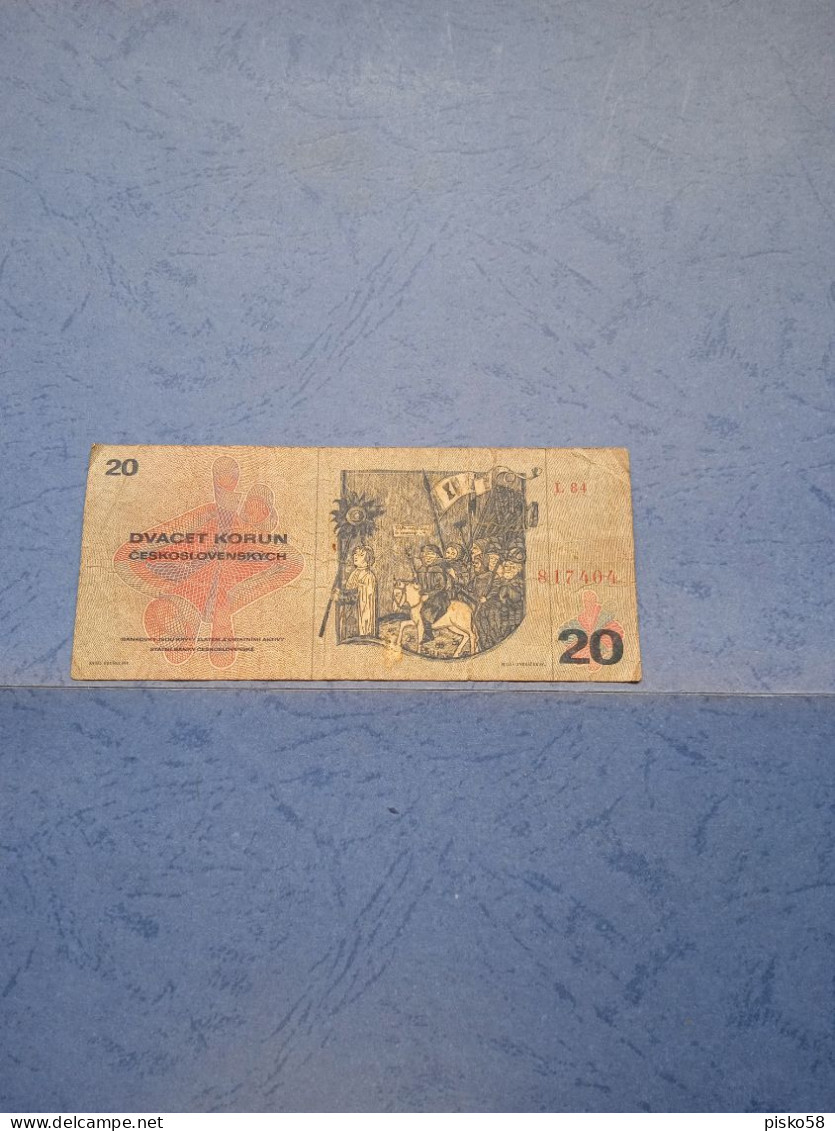 CECOSLOVACCHIA-P92c 20K 1970 - - Czechoslovakia