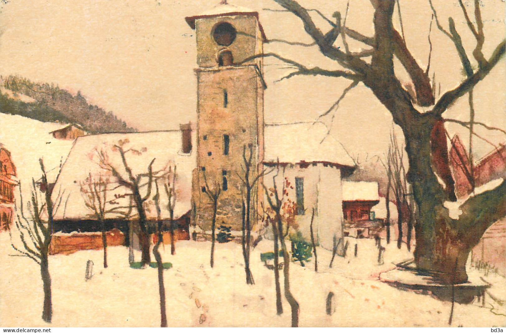 TABLEAU PEINTURE EGLISE - Peintures & Tableaux