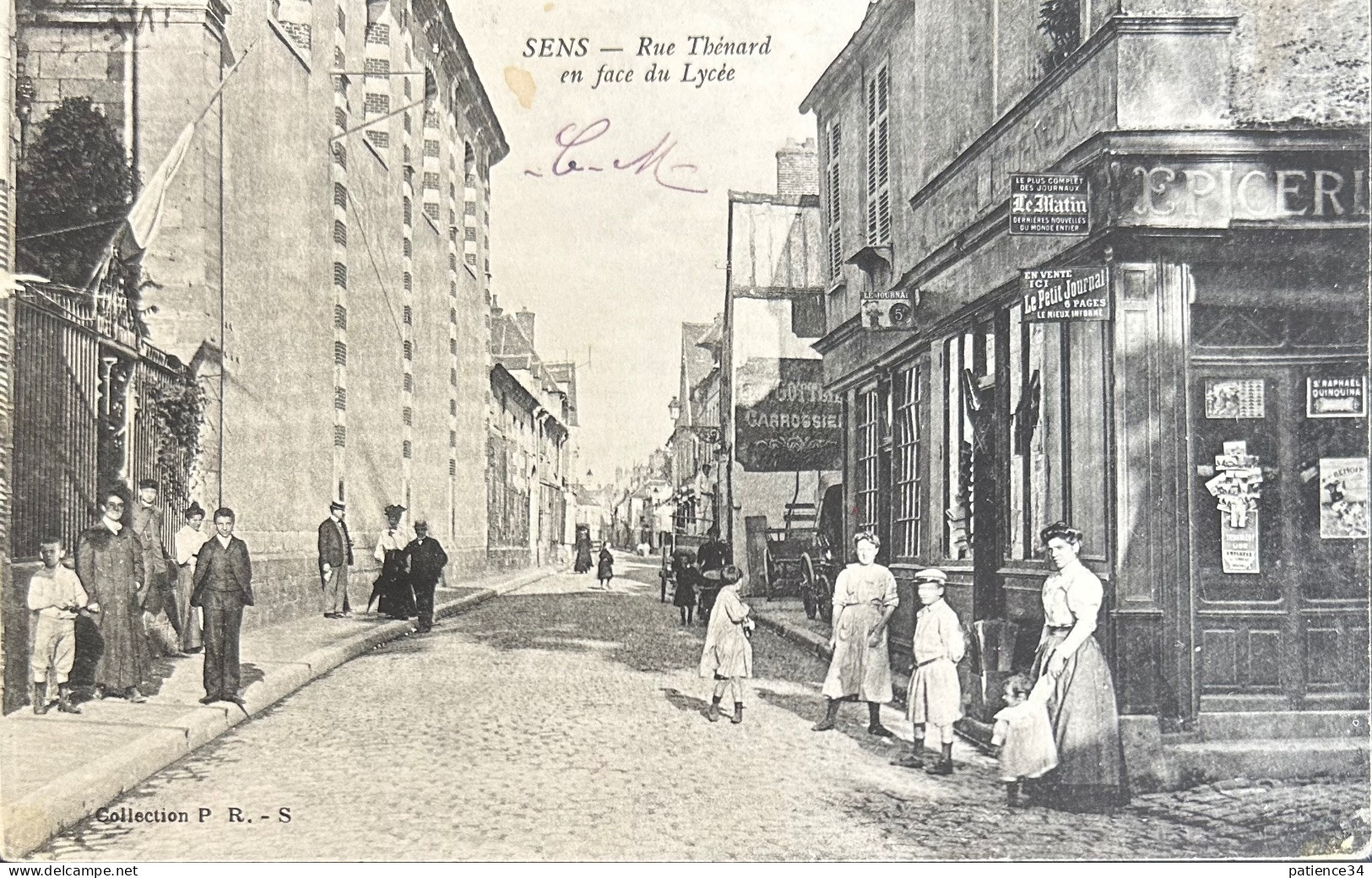 89 - SENS - Rue Thénard En Face Du Lycée - Sens