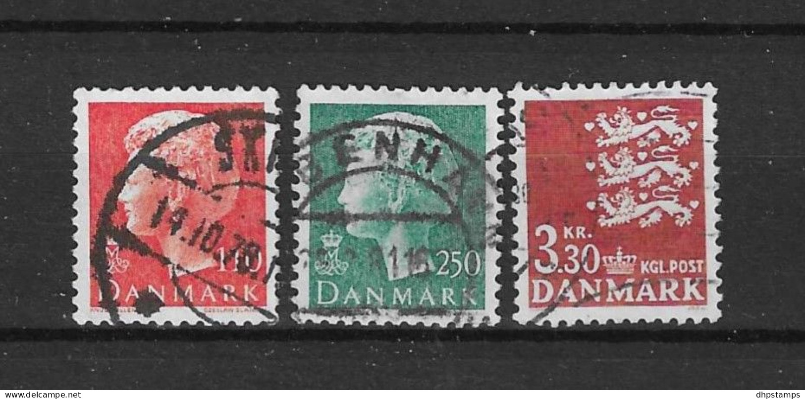Denmark 1981 Definitives Y.T. 723+726/727  (0) - Gebraucht
