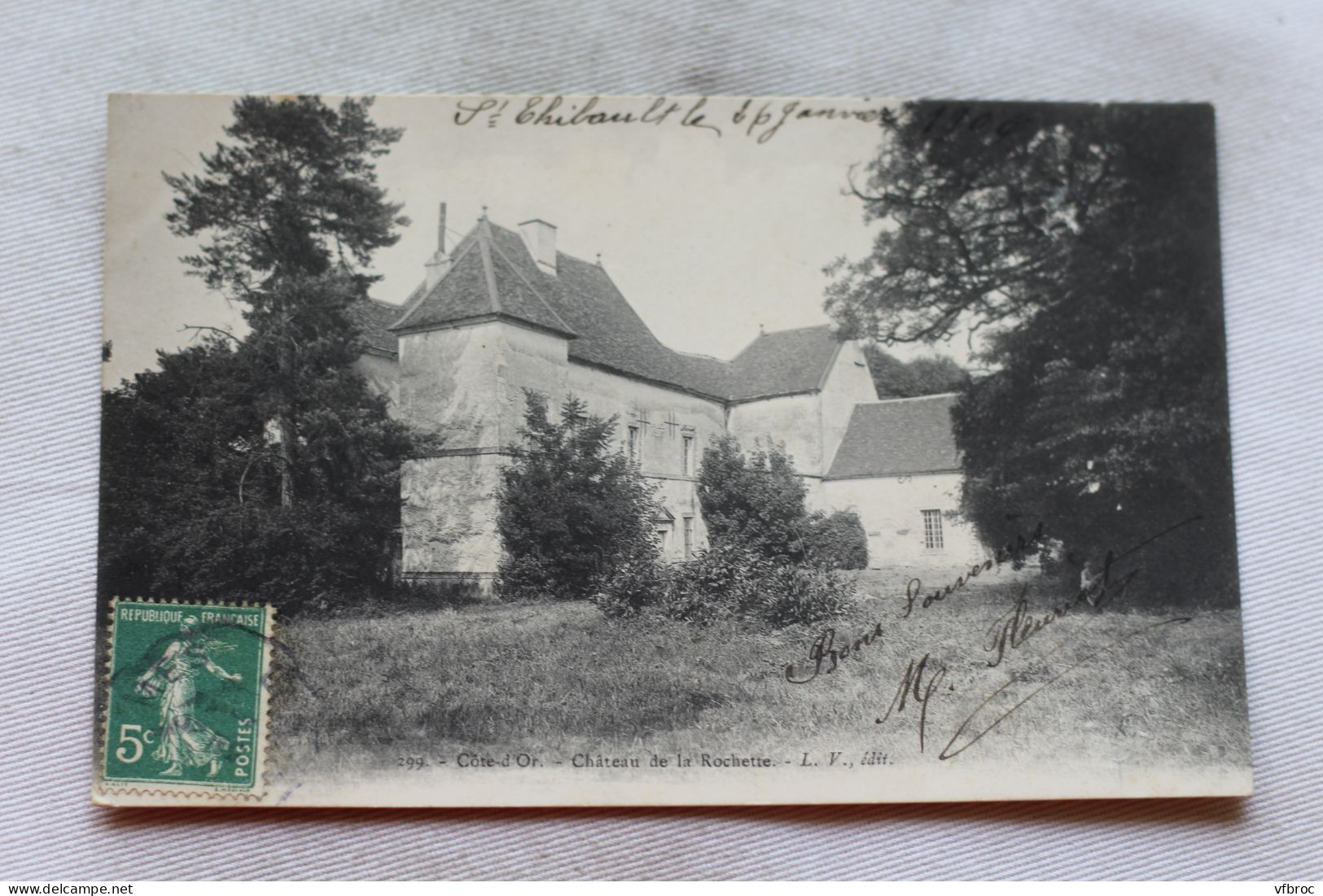 N728, Cpa 1906, Château De La Rochette, Cote D'Or 21 - Autres & Non Classés