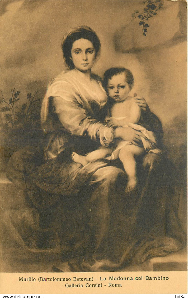 MURILLO LA MADONNA  - Tableaux, Vitraux Et Statues