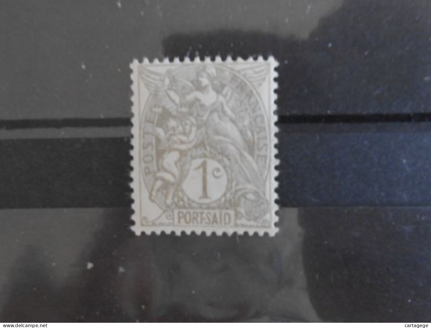 PORT-SAID YT 20a TYPE BLANC 1c Gris* - Ungebraucht