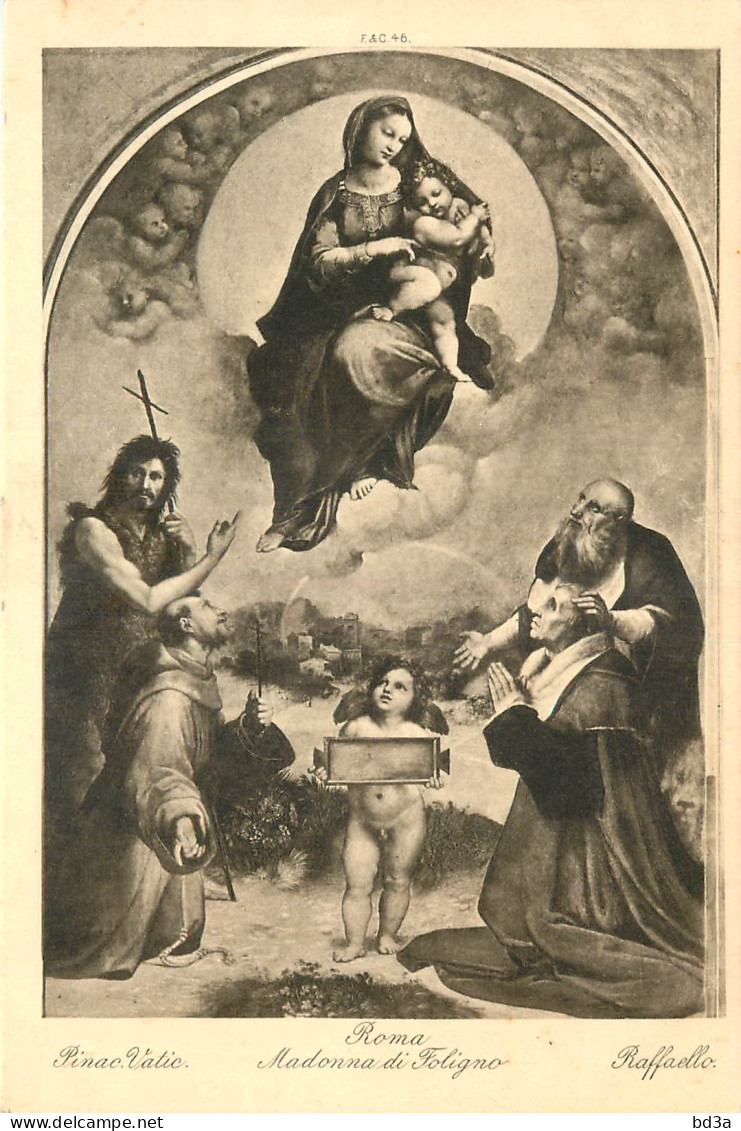 ROMA PINAC VATIC MADONNA DI FOLIGNO - Virgen Mary & Madonnas