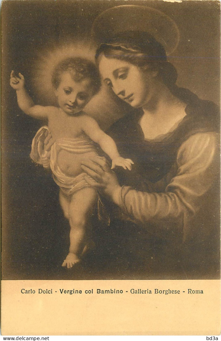 CARLO DOLCI VERGINE COL BAMBINO - Quadri, Vetrate E Statue