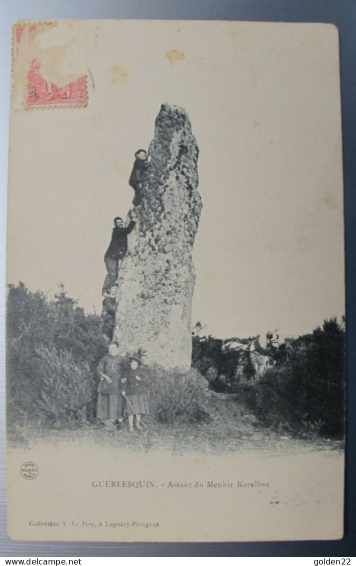 GUERLESQUIN. Assaut Du Menhir Kerellou - Guerlesquin