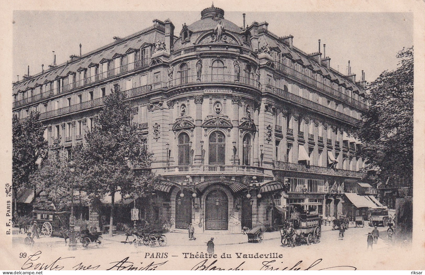 PARIS(2 Em ARRONDISSEMENT) THEATRE DE VAUDEVILLE - Paris (02)