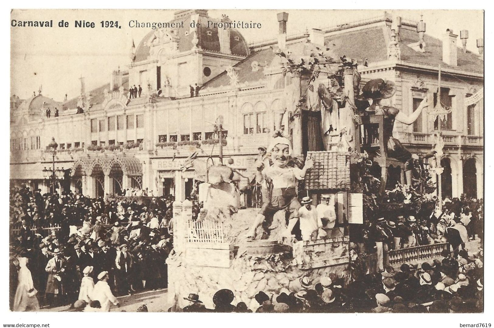 06  Nice - Carnaval De Nice 1924 - Changement De Proprietaire - Carnival