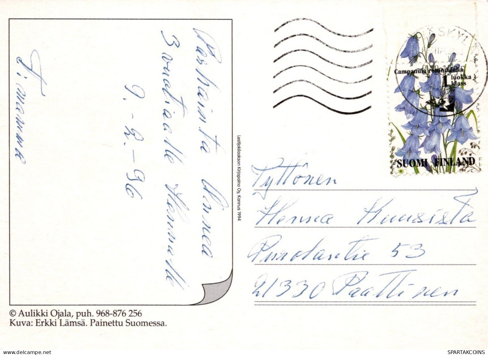 PÁJARO Animales Vintage Tarjeta Postal CPSM #PAN258.A - Oiseaux