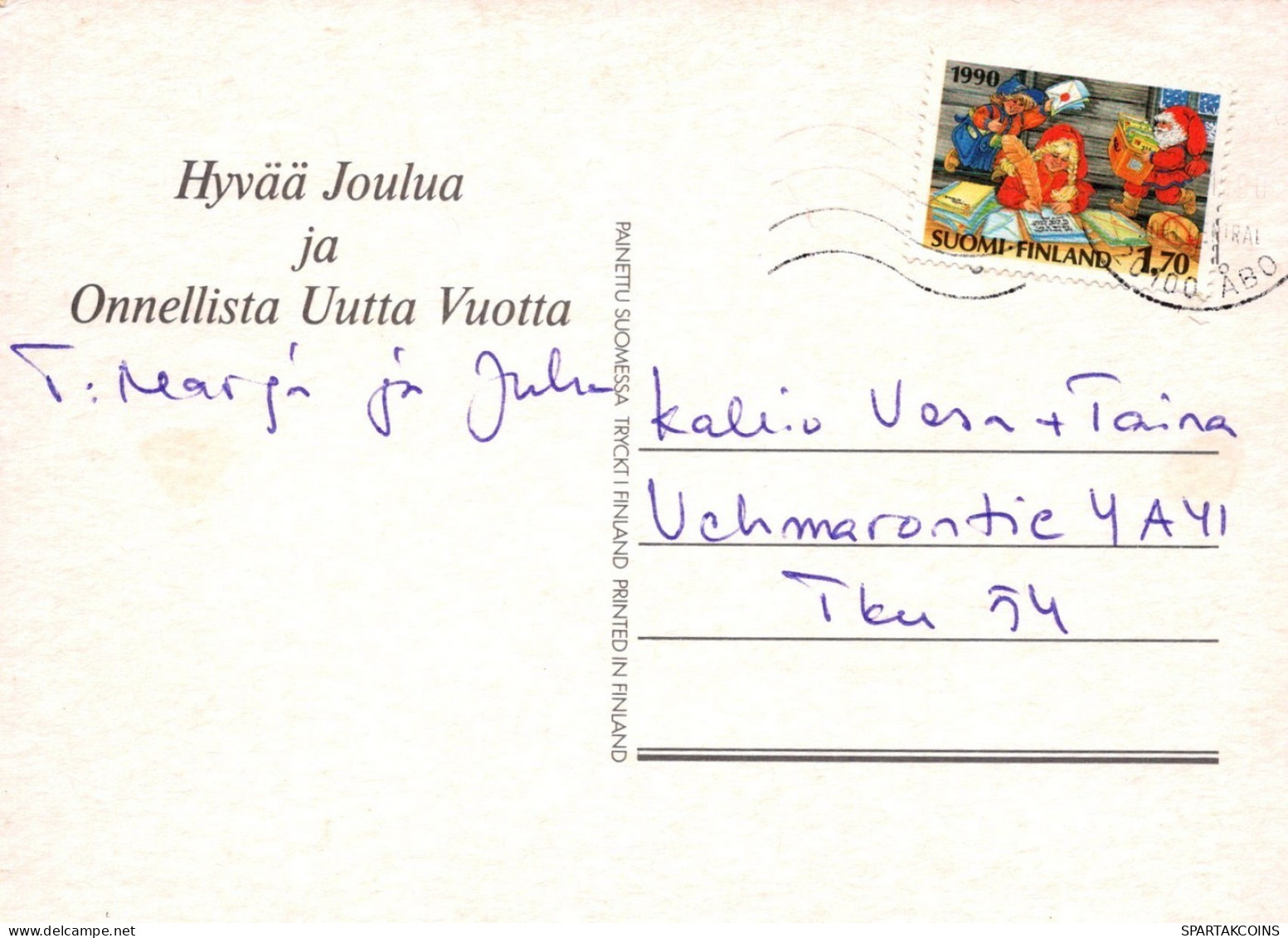 PÁJARO Animales Vintage Tarjeta Postal CPSM #PAM917.A - Vögel