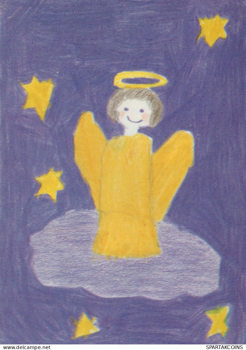 ANGEL CHRISTMAS Holidays Vintage Postcard CPSM #PAJ280.A - Anges