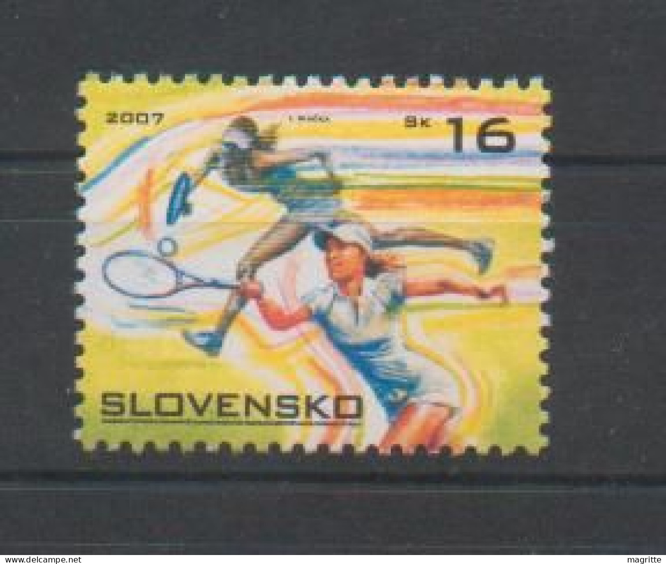 Slovaquie Tennis 2007 , 1 Timbre Neuf - Slovakia 2007 Tennis , Mint Stamp - Slovensko - Ongebruikt