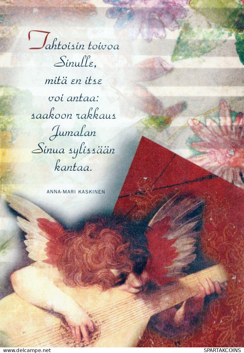 ANGELO Buon Anno Natale Vintage Cartolina CPSM #PAJ117.A - Angels