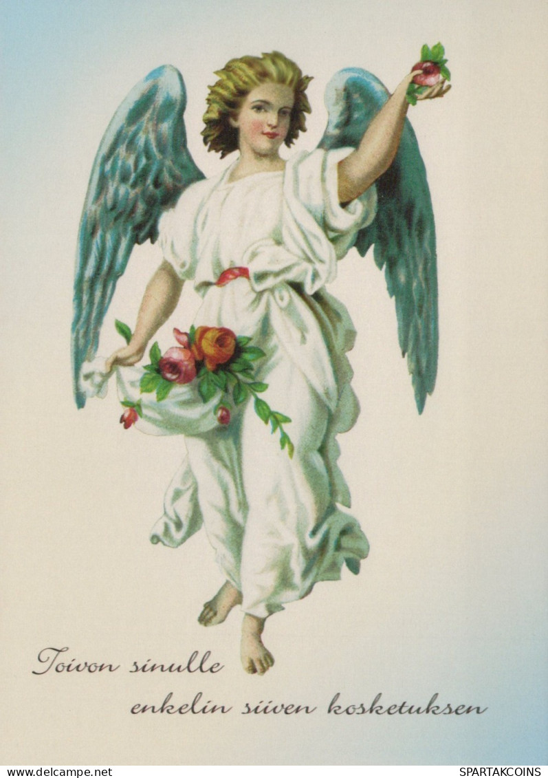 ANGELO Buon Anno Natale Vintage Cartolina CPSM #PAJ163.A - Engel