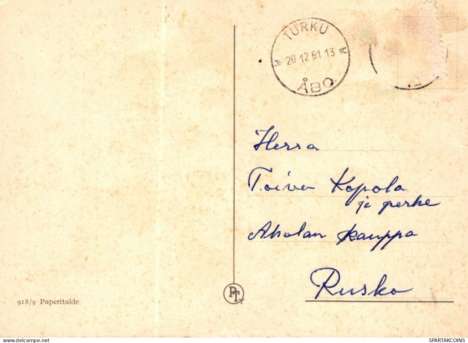 ÁNGEL NAVIDAD Vintage Tarjeta Postal CPSM #PAJ060.A - Angels
