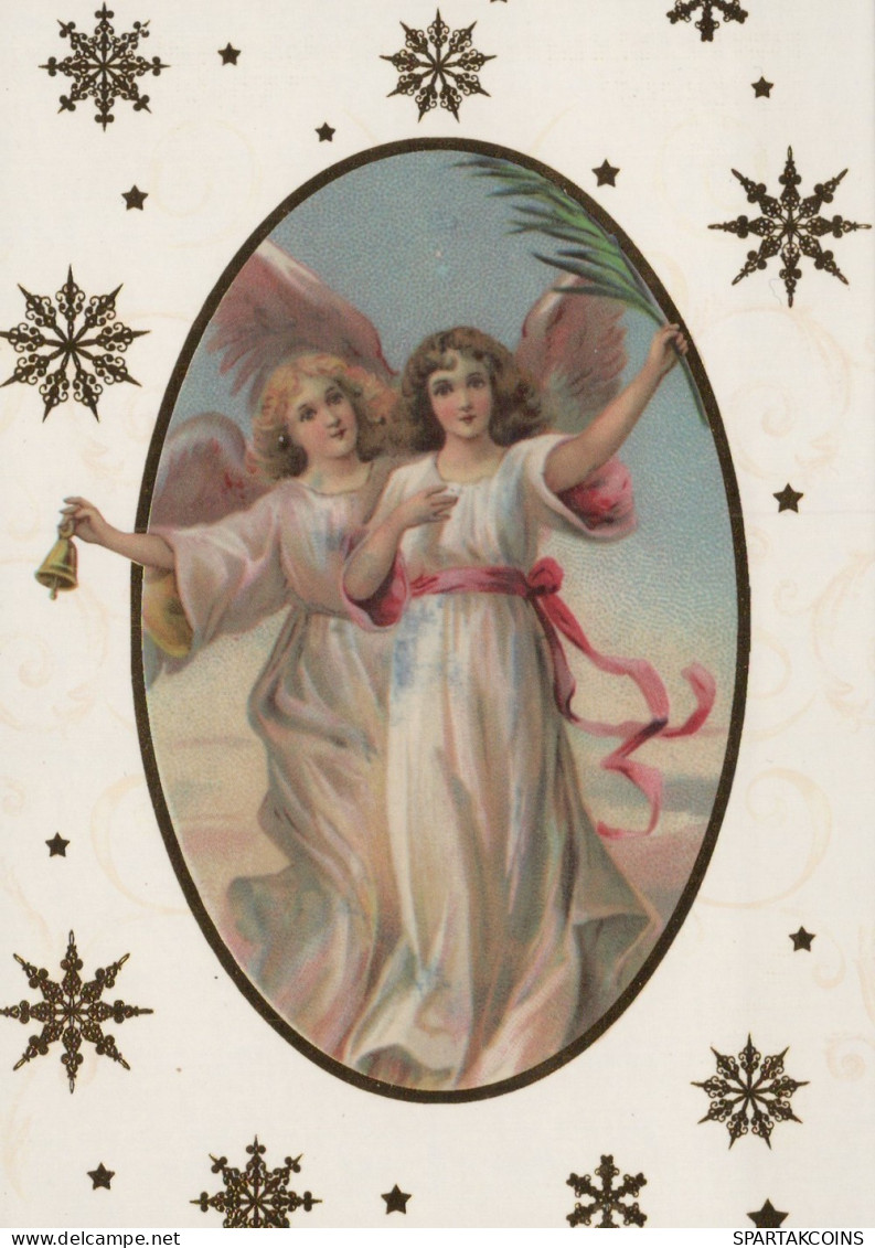 ENGEL WEIHNACHTSFERIEN Feiern & Feste Vintage Ansichtskarte Postkarte CPSM #PAH992.A - Angels