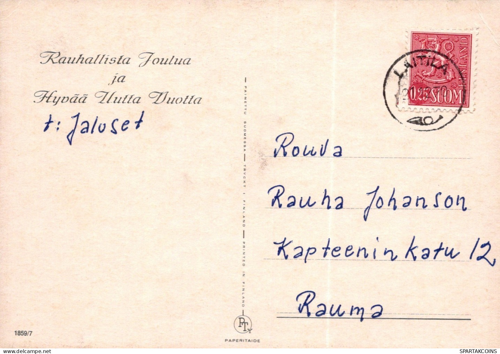 ÁNGEL NAVIDAD Vintage Tarjeta Postal CPSM #PAH994.A - Anges