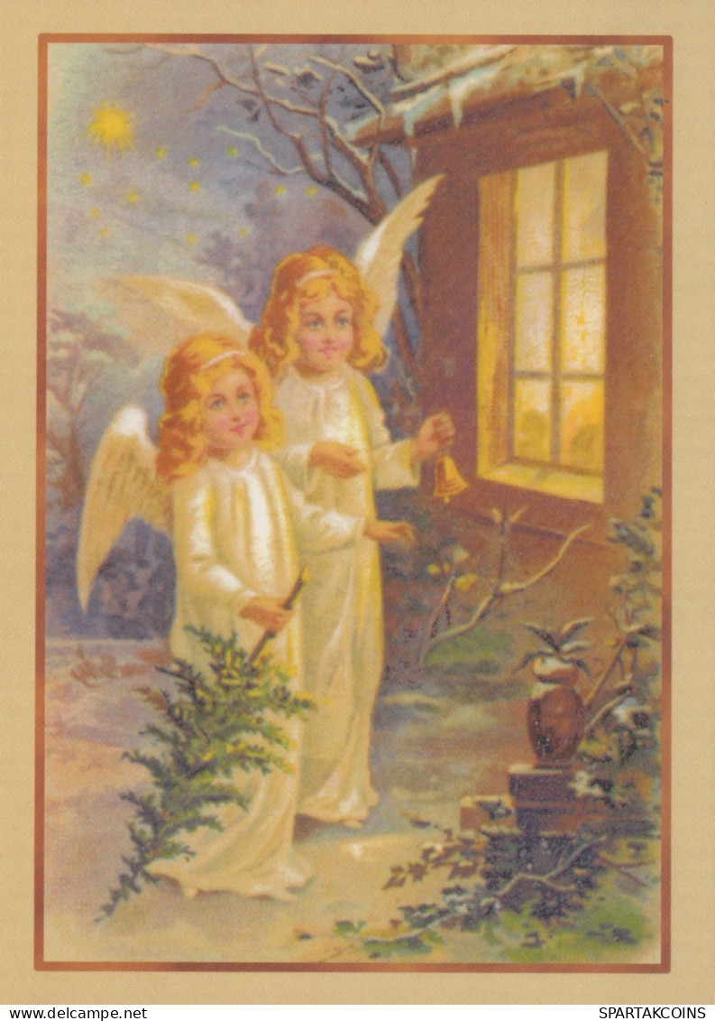 ENGEL WEIHNACHTSFERIEN Feiern & Feste Vintage Ansichtskarte Postkarte CPSM #PAH933.A - Engel