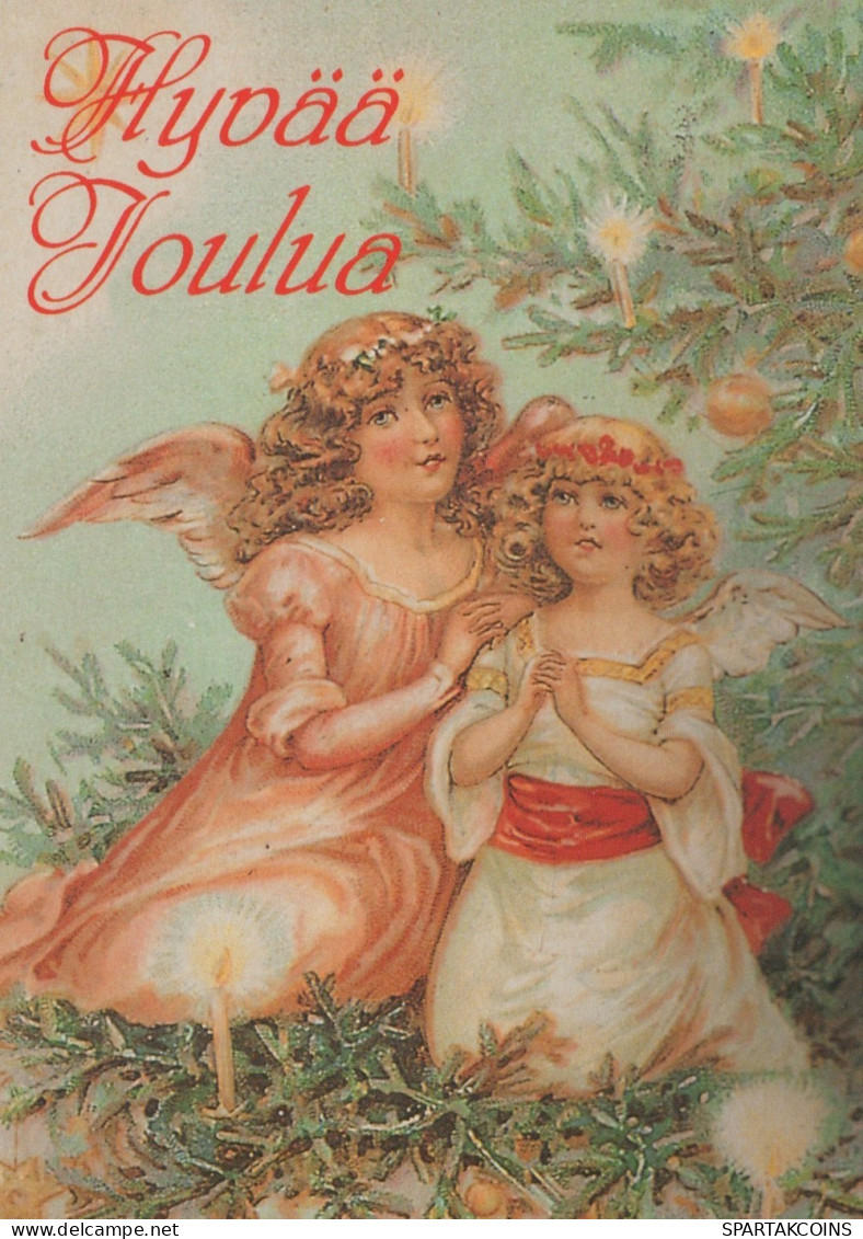 ANGELO Buon Anno Natale Vintage Cartolina CPSM #PAH931.A - Angels