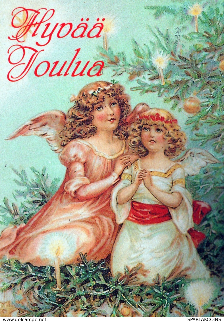 ANGELO Buon Anno Natale Vintage Cartolina CPSM #PAH931.A - Angels