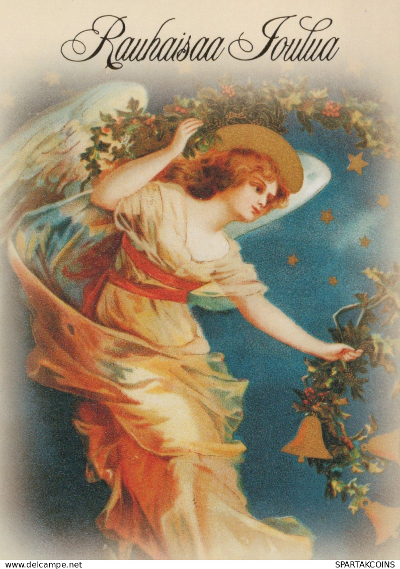 ANGEL CHRISTMAS Holidays Vintage Postcard CPSM #PAH473.A - Angels