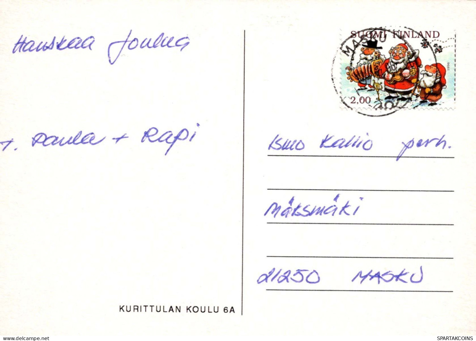 Feliz Año Navidad Vintage Tarjeta Postal CPSM #PAY610.A - Nouvel An