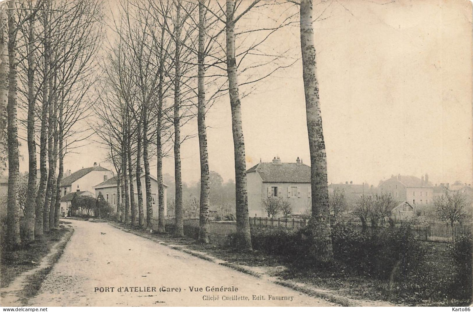 Amance * Port D'atelier , Gare * Vue Générale * Route - Amance