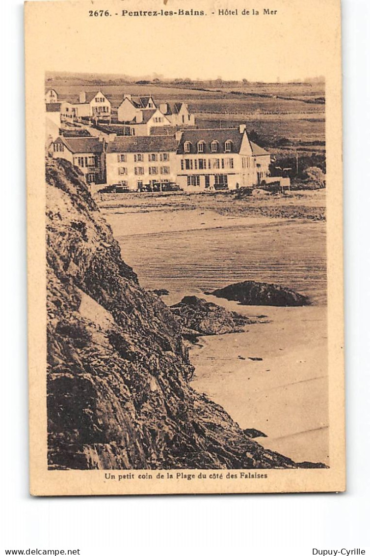 PENTREZ LES BAINS - Hôtel De La Mer - Très Bon état - Andere & Zonder Classificatie