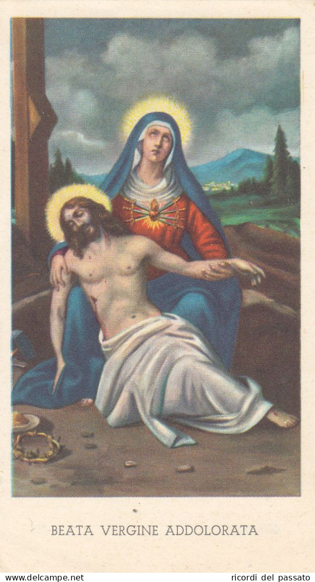 Santino Beata Vergine Addolorata - Serie Gmi C 132 - Images Religieuses