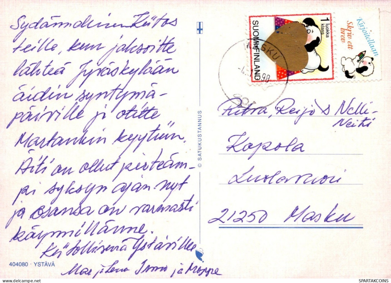 CANE Animale Vintage Cartolina CPSM #PAN939.A - Hunde