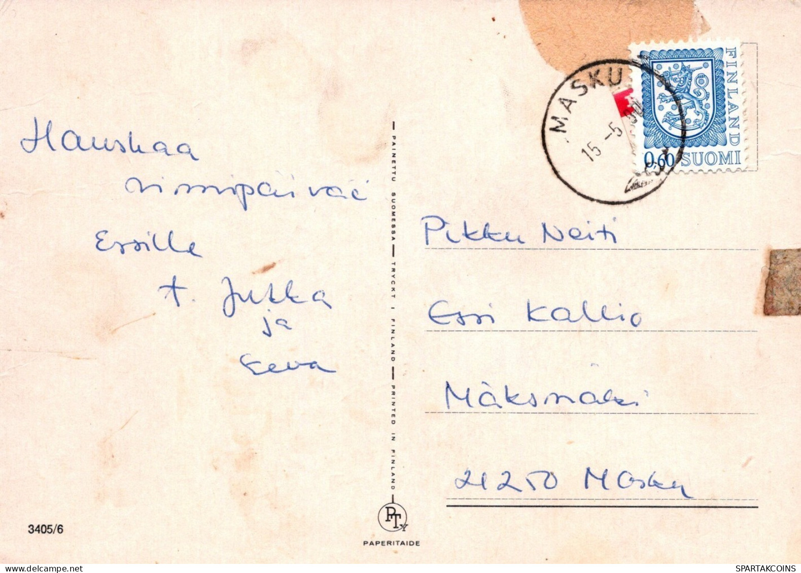 CHIEN Animaux Vintage Carte Postale CPSM #PAN890.A - Perros