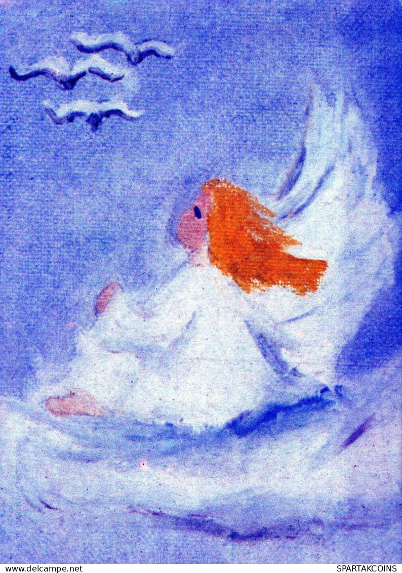 ANGE Noël Vintage Carte Postale CPSM #PBP485.A - Angels