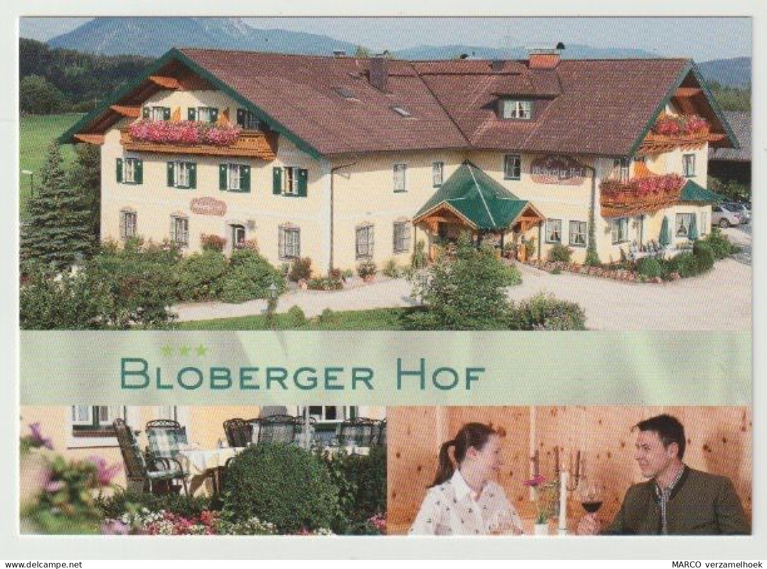 Postcard-ansichtkaart Bloberger Hof Salzburg (A) - Salzburg Stadt